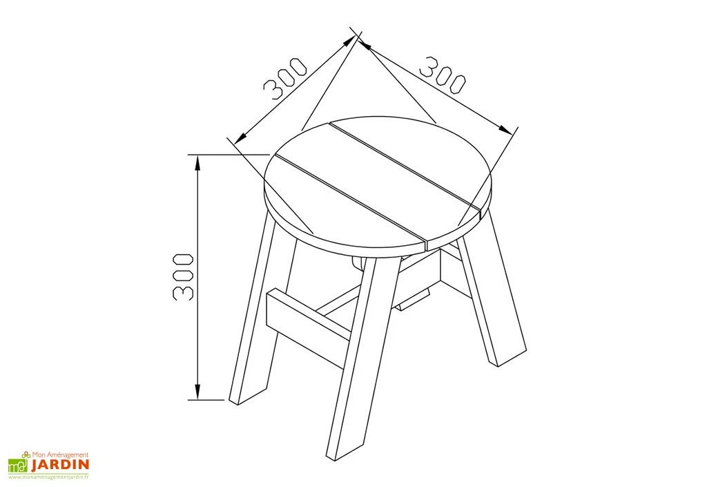 Axi Table Pour Enfant En Bois De Hemlock + Tabourets 7 Axi Table Pour Enfant En Bois De Hemlock + Tabourets – Image 5