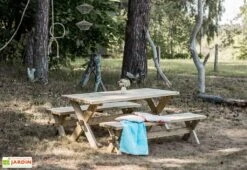 Table De Pique-nique En Bois Autoclave 177 Cm – Riga