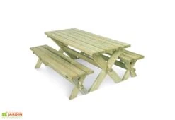 Table De Pique-nique En Bois Autoclave 177 Cm – Riga -Solid || Axi || EXIT TOYS Soldes Boutique table forestiere pique nique bois autoclave ekju 253500