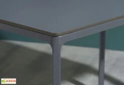 Salon De Jardin : 1 Table Aluminium 120 X 80 Cm + 4 Fauteuils – Dock -Solid || Axi || EXIT TOYS Soldes Boutique table jardin alu gris anthracite ezpeleta