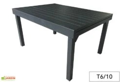 Table De Jardin Aluminium Modulo Gris Anthracite (Pls Dimensions) -Solid || Axi || EXIT TOYS Soldes Boutique table jardin aluminium gris anthracite rallonge modulo 4 12personnes 2