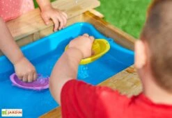 Table De Pique-nique En Bois Pour Enfant Avec Bac à Sable – Early Fun -Solid || Axi || EXIT TOYS Soldes Boutique table jardin bois bac sable eau