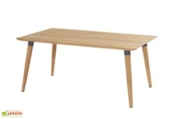 Table De Jardin En Bois De Teck Sophie Studio Teak 100 X 170 Cm