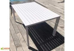 Table De Jardin Extensible En Aluminium Manuela - 100/151 Cm -Solid || Axi || EXIT TOYS Soldes Boutique table jardin extensible aluminium blanc