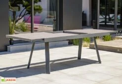 Table De Jardin Extensible Aluminium Et Céramique Stockholm 200/300 Cm -Solid || Axi || EXIT TOYS Soldes Boutique table jardin extensible aluminium ceramique stockholm 200 300 cm 1