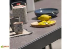 Table De Jardin Extensible Aluminium Et Céramique Stockholm 200/300 Cm -Solid || Axi || EXIT TOYS Soldes Boutique table jardin extensible aluminium ceramique stockholm 200 300 cm 5