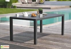Table De Jardin Miami En Aluminium Gris Anthracite – 160 X 90 Cm -Solid || Axi || EXIT TOYS Soldes Boutique table jardin miami aluminium gris anthracite 160cm
