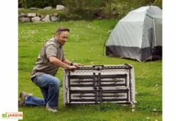 Table De Camping + 2 Bancs En PEHD Lifetime (107x 61x71cm) -Solid || Axi || EXIT TOYS Soldes Boutique table jardin resine pliante 80352 2