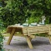 Table De Pique-nique Bois Autoclave Vert + Bancs Rabattables – Jurmala -Solid || Axi || EXIT TOYS Soldes Boutique table pique nique bancs rabattus ekju 253001 01