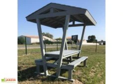 Table De Pique-nique Couverte En Composite Polymab Recyclé