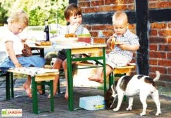 Pinolino Table De Jardin Pour Enfant Pliable + Bancs (6 Places) -Solid || Axi || EXIT TOYS Soldes Boutique table pique nique enfant jardin pliante 201337 2