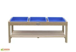 Axi Table Sable Et Eau En Bois De Hemlock - 124 X 27 X 50 Cm
