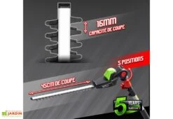 Taille Haie Sur Perche Sans Fil PowerShared 20V - Sans Batterie -Solid || Axi || EXIT TOYS Soldes Boutique taille haie perche constructor 3