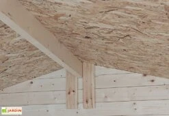 Abri De Jardin En Bois Brut 3,9 M² 16 Mm - Gaeta -Solid || Axi || EXIT TOYS Soldes Boutique toit abri de jardin bois 2