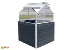 Mini Serre De Jardin Surélevée Avec Rangement – 1,2 X 1,2 M -Solid || Axi || EXIT TOYS Soldes Boutique toit ouvrant serre hauteur