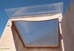 Abri De Jardin En Bois Pour Toilettes Sèches Ventarèl - 120 X 105 X 215 Cm -Solid || Axi || EXIT TOYS Soldes Boutique toit translucide cabine