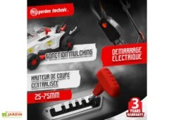 Tondeuse à Gazon Électrique Sans Fil + 2 Batteries 20V -Solid || Axi || EXIT TOYS Soldes Boutique tondeuse electrique elem garden tde40v37 li2bf hauteur coupe