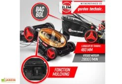 Tondeuse à Gazon Thermique Autotractée 144,3 CC – 46 Cm -Solid || Axi || EXIT TOYS Soldes Boutique tondeuse gazon thermique elem garden wttac46t144es 22 fonction mulching