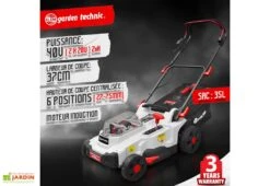 Tondeuse à Gazon Électrique Sans Fil + 2 Batteries 20V -Solid || Axi || EXIT TOYS Soldes Boutique tondeuse sans fil 40v elem garden tde40v37 li2bf