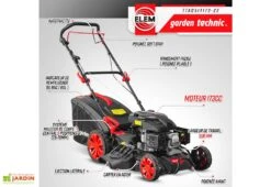 Tondeuse Thermique Autotractée 173 CC – 50 Cm 9 Tondeuse Thermique Autotractée 173 CC – 50 Cm -Solid || Axi || EXIT TOYS Soldes Boutique tondeuse thermique 173cc elem garden ttac51t173 22