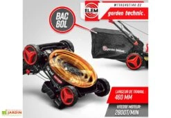 Tondeuse Thermique Autotractée 144,3 CC – 46 Cm -Solid || Axi || EXIT TOYS Soldes Boutique tondeuse thermique elem garden wttac46t144 22 bac 60l