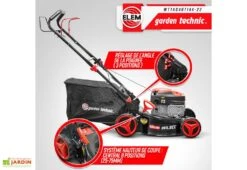 Tondeuse Thermique Autotractée 144,3 CC – 46 Cm -Solid || Axi || EXIT TOYS Soldes Boutique tondeuse thermique elem garden wttac46t144 22 hauteur coupe ajustable