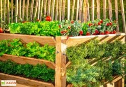 Tour De Culture Verticale En Bois De Mélèze 91 X 124 X 73 Cm -Solid || Axi || EXIT TOYS Soldes Boutique tour culture bois meleze