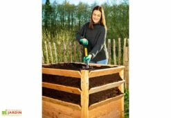 Tour De Culture Verticale En Bois De Mélèze 91 X 124 X 73 Cm -Solid || Axi || EXIT TOYS Soldes Boutique tour culture verticale bois meleze potager
