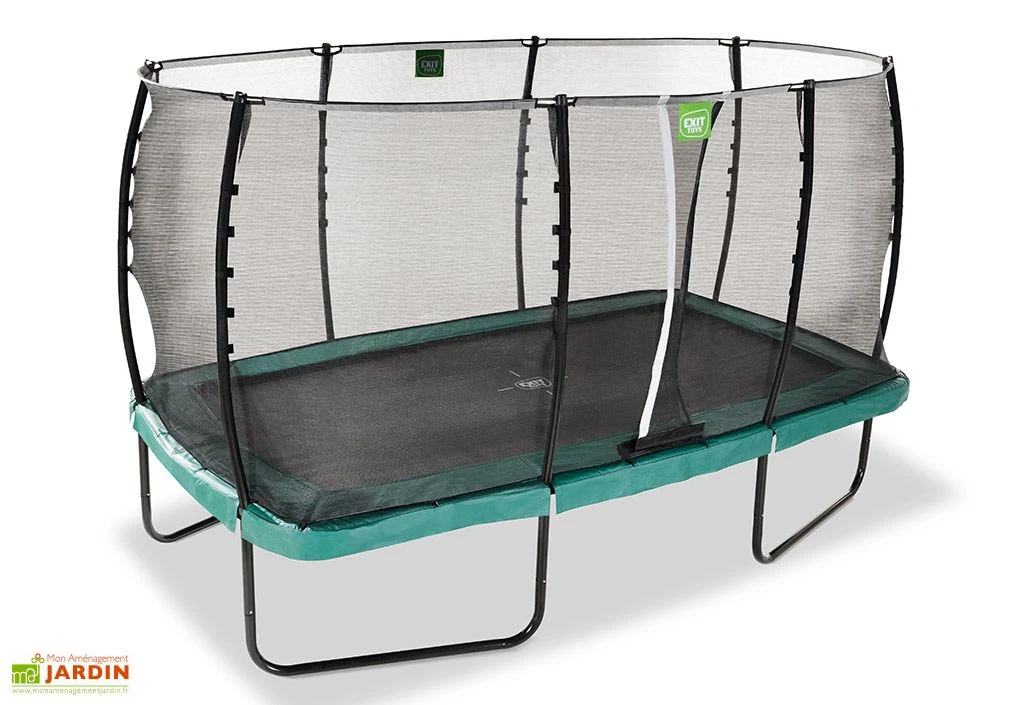 EXIT TOYS Trampoline Sur Pieds Avec Filet De Protection Allure Classic – 244 X 427 Cm 6 EXIT TOYS Trampoline Sur Pieds Avec Filet De Protection Allure Classic – 244 X 427 Cm – Image 4