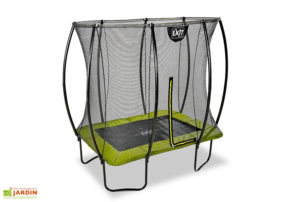 EXIT TOYS Trampoline Rectangulaire Sur Pieds Avec Filet De Protection - Exit Silhouette 4 EXIT TOYS Trampoline Rectangulaire Sur Pieds Avec Filet De Protection - Exit Silhouette – Image 2