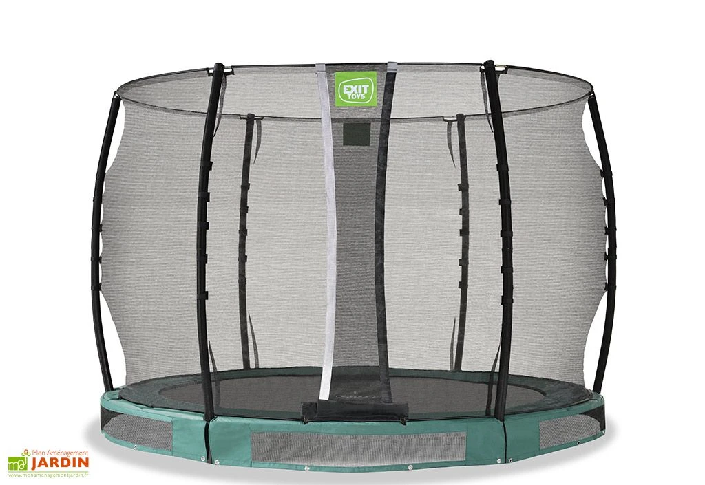 EXIT TOYS Trampoline Enterré Avec Filet De Protection Allure Classic – 244 X 427 Cm 4 EXIT TOYS Trampoline Enterré Avec Filet De Protection Allure Classic – 244 X 427 Cm – Image 2