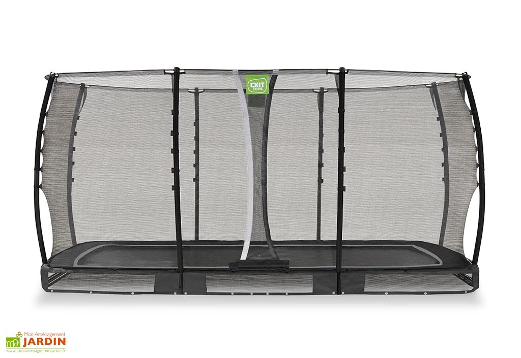 EXIT TOYS Trampoline Enterré Avec Filet De Protection Allure Classic – 244 X 427 Cm 3 EXIT TOYS Trampoline Enterré Avec Filet De Protection Allure Classic – 244 X 427 Cm