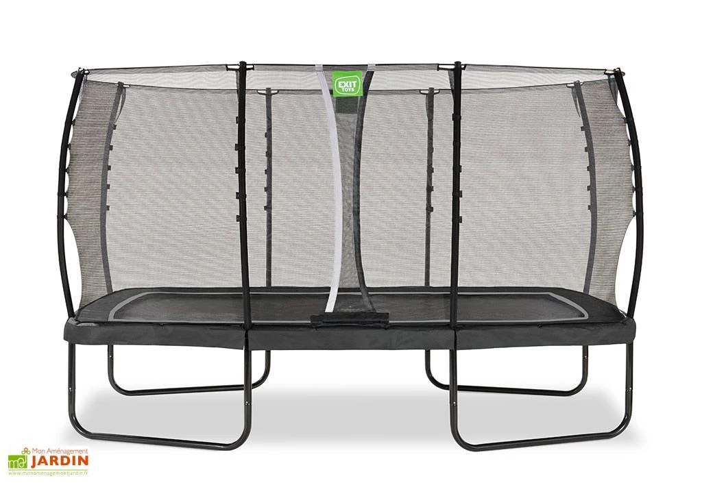 EXIT TOYS Trampoline Sur Pieds Avec Filet De Protection Allure Classic – 244 X 427 Cm 3 EXIT TOYS Trampoline Sur Pieds Avec Filet De Protection Allure Classic – 244 X 427 Cm