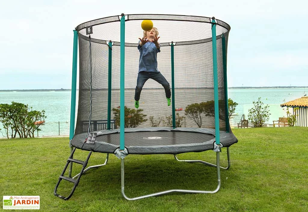 Trampoline Rond Avec Filet De Sécurité Start’Up 250 - ⌀ 2,44 M 4 Trampoline Rond Avec Filet De Sécurité Start’Up 250 - ⌀ 2,44 M – Image 2