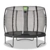 EXIT TOYS Trampoline Rond Sur Pieds Avec Filet De Protection Allure Classic - ø 305 Cm -Solid || Axi || EXIT TOYS Soldes Boutique trampoline rond sur pieds noir 1