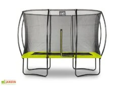 EXIT TOYS Trampoline Rectangulaire Sur Pieds Avec Filet De Protection - Exit Silhouette 12 EXIT TOYS Trampoline Rectangulaire Sur Pieds Avec Filet De Protection - Exit Silhouette -Solid || Axi || EXIT TOYS Soldes Boutique trampoline sur pieds 214x305 vert