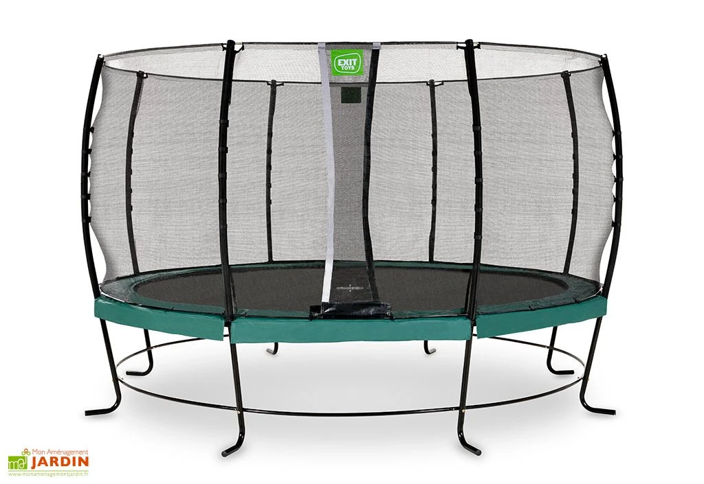 EXIT TOYS Trampoline Rond Sur Pieds Avec Filet De Protection Lotus Classic – ø 427 Cm 4 EXIT TOYS Trampoline Rond Sur Pieds Avec Filet De Protection Lotus Classic – ø 427 Cm – Image 2