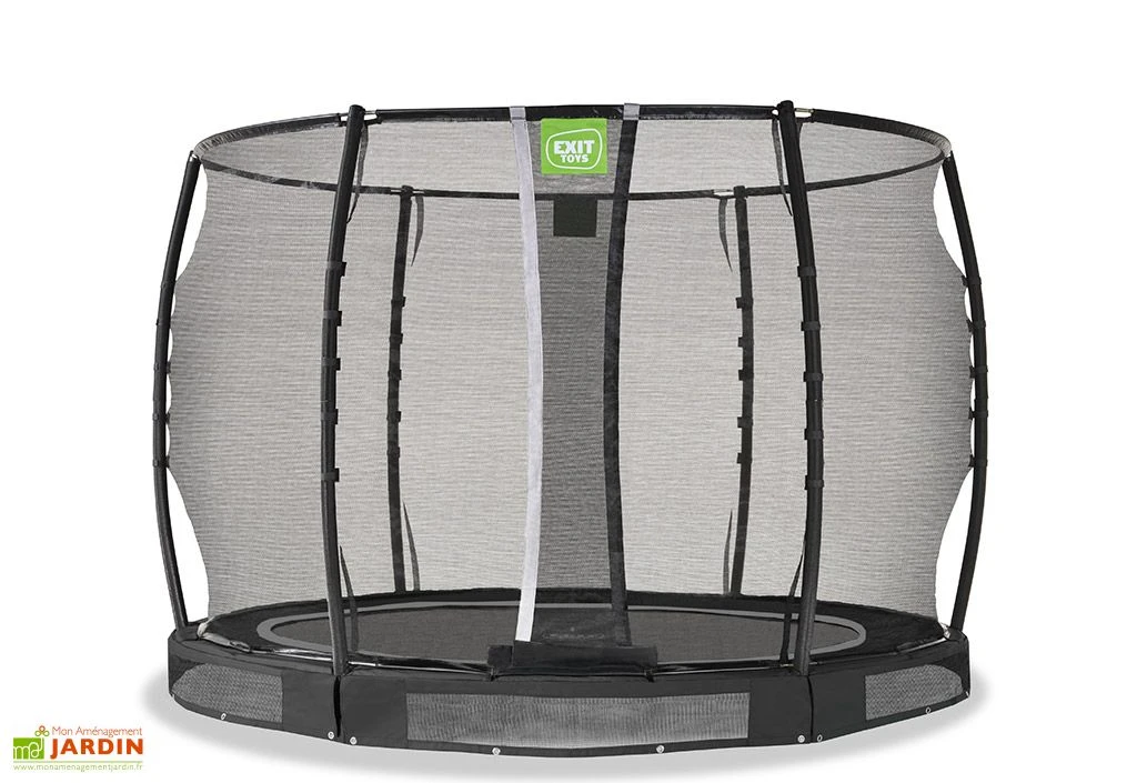 EXIT TOYS Trampoline Rond Enterré Avec Filet De Protection Allure Premium – ø 305 Cm 3 EXIT TOYS Trampoline Rond Enterré Avec Filet De Protection Allure Premium – ø 305 Cm