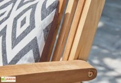 Transat En Bois D'acacia – 133 X 53 Cm -Solid || Axi || EXIT TOYS Soldes Boutique transat bois acacia 3