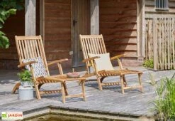 Transat En Bois D'acacia – 133 X 53 Cm -Solid || Axi || EXIT TOYS Soldes Boutique transat bois acacia 5