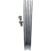 Tuteur Avec Attaches Mikado Anthracite 150 Cm (Lot De 6) -Solid || Axi || EXIT TOYS Soldes Boutique tuteur visuel noir
