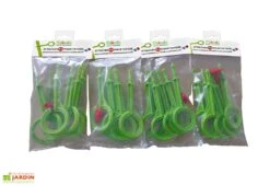 Tuteur Avec Attaches Mikado Vert Anis 150 Cm (Lot De 6) -Solid || Axi || EXIT TOYS Soldes Boutique tuteurs tomate 150cm plastique mikado france attaches anis