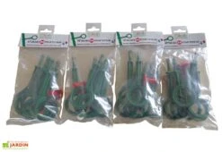 Tuteur Avec Attaches Mikado Vert Foncé 150 Cm (Lot De 6) -Solid || Axi || EXIT TOYS Soldes Boutique tuteurs tomate 150cm plastique mikado france attaches vert 2