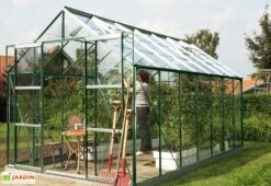Serre De Jardin En Verre Trempé Lams 9,7 M² - Laurus Vert