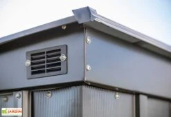 Armoire De Jardin En Acier Galvanisé 195 X 120 Cm -Solid || Axi || EXIT TOYS Soldes Boutique ventilation armoire jardin acier galvanise