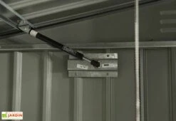 Cache-Poubelle Double En Acier 100 X 172 X 131 Cm -Solid || Axi || EXIT TOYS Soldes Boutique verin cache poubelle double metal anthracite