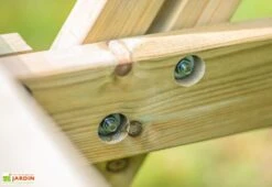 Table De Pique-nique Bois Autoclave Brun + Bancs Rabattables – Jelgava -Solid || Axi || EXIT TOYS Soldes Boutique visserie table pique nique ekju 253001