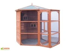 Volière Hexagonale Chardonneret -Solid || Axi || EXIT TOYS Soldes Boutique voliere poh23