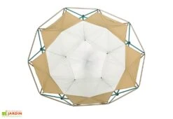 Lifetime Dôme D’escalade Pour Enfant + Voile D’ombrage - ⌀ 305 Cm -Solid || Axi || EXIT TOYS Soldes Boutique vue dessus dome escalade toile ombrage